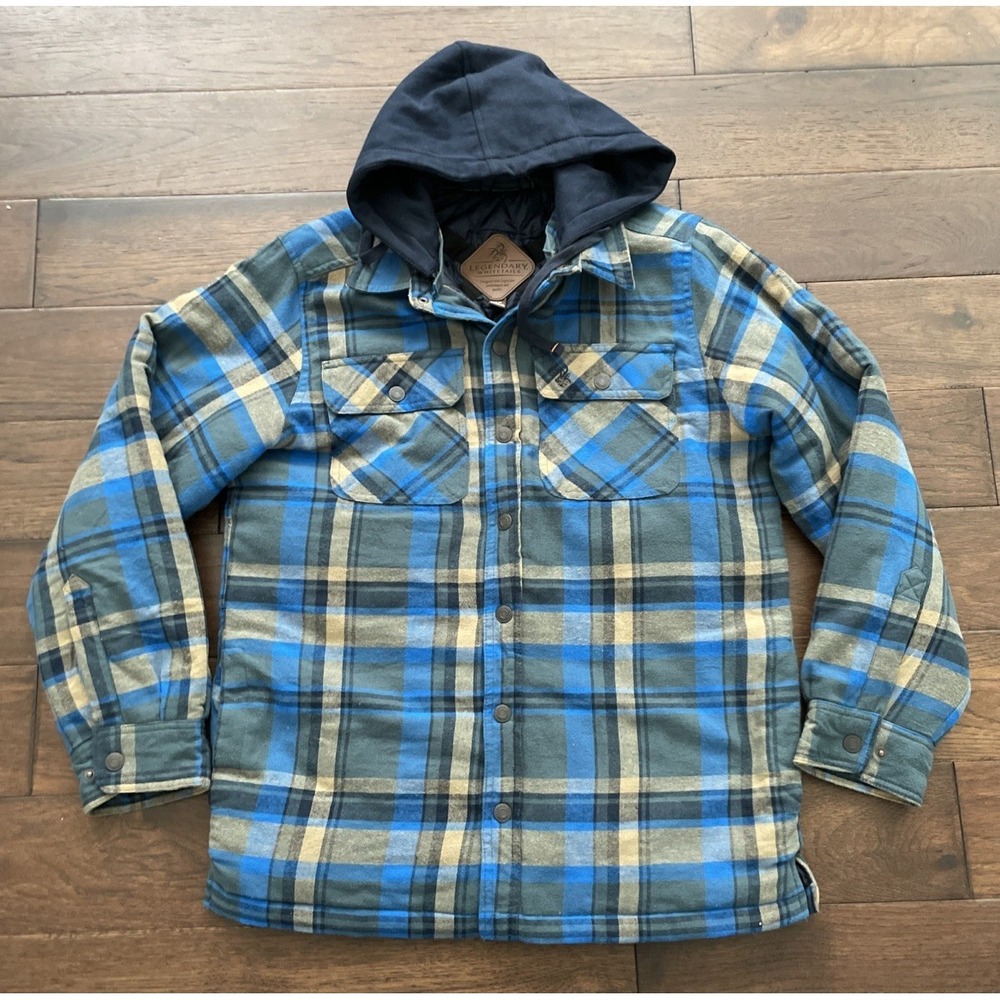 Legendary Whitetails Men's Concealed Carry Jacket Medium Blue Plaid